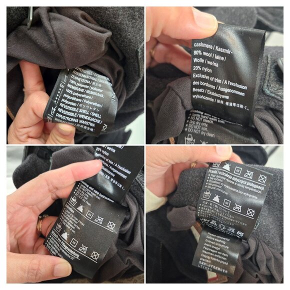 Burton Mark XIII Black Sovereign Snow Jacket Cashmere Wool Lining Men's Size XL - Picture 11 of 12